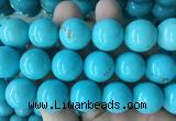 LSBS694 15 inches 22mm round howlite turquoise gemstone beads wholesale