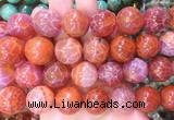 LSBS73 15 inches 20mm round red dragon veins agate beads wholesale