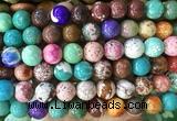 LSBS739 15 inches 14mm round howlite turquoise gemstone beads wholesale