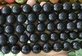 LSBS757 15 inches 16mm round howlite turquoise gemstone beads wholesale