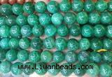LSBS764 15 inches 14mm round agate gemstone beads wholesale