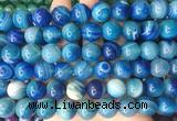 LSBS767 15 inches 14mm round agate gemstone beads wholesale