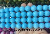 LSBS769 15 inches 14mm round agate gemstone beads wholesale