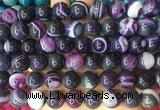 LSBS774 15 inches 14mm round agate gemstone beads wholesale