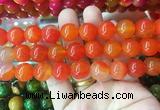 LSBS782 15 inches 14mm round agate gemstone beads wholesale
