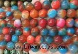 LSBS784 15 inches 14mm round agate gemstone beads wholesale