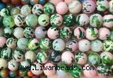 LSBS798 15 inches 14mm round agate gemstone beads wholesale