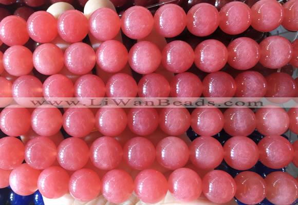 LSBS815 15 inches 14mm round candy jade gemstone beads wholesale