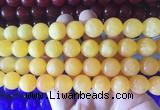 LSBS817 15 inches 14mm round candy jade gemstone beads wholesale