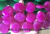 LSBS841 15 inches 30mm coin candy jade gemstone beads wholesale
