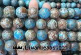 LSBS847 15 inches 18mm round patterned agate gemstone beads wholesale