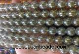 LSBS857 15 inches 14mm round synthetic crystal gemstone beads wholesale