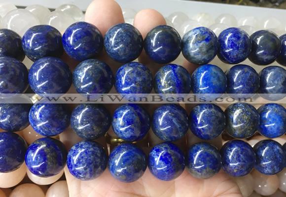 LSBS913 15 inches 16mm round lapis lazuli gemstone beads wholesale