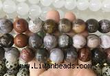 LSBS914 15 inches 16mm round wooden jasper gemstone beads wholesale
