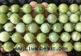 LSBS934 15 inches 16mm faceted round China jade gemstone beads wholesale