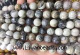 LSBS961 15 inches 14mm faceted round picasso jasper gemstone beads wholesale