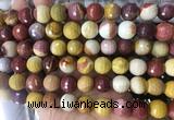 LSBS964 15 inches 14mm faceted round mookaite gemstone beads wholesale