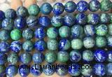 LSBS972 15 inches 14mm faceted round chrysocolla gemstone beads wholesale