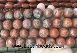 LSBS993 15 inches 18mm round red jasper gemstone beads wholesale