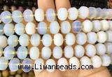 MEBS04 15 inches 8*12mm pumpkin opalite beads wholesale
