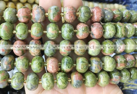 MEBS12 15 inches 8*12mm pumpkin unakite beads wholesale