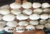 MSBS26 15 inches 12*16mm - 15*20mm faceted nuggets white moonstone beads
