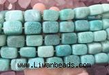 NGBS272 15 inches 12*16mm - 13*18mm nuggets amazonite gemstone beads wholesale