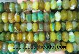 NGBS299 15 inches 8*14mm - 10*16mm faceted nuggets agate beads wholesale