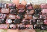 NGBS338 15 inches 12*16mm - 13*18mm nuggets rhodonite beads wholesale