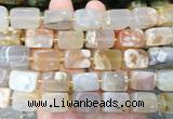 NGBS345 15 inches 12*16mm - 13*18mm nuggets sakura agate beads wholesale