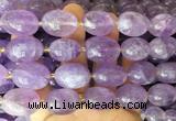 NGBS367 15 inches 13*18mm - 18*25mm nuggets lavender amethyst beads wholesale