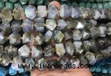 NGBS370 15 inches 13*18mm - 15*20mm faceted nuggets labradorite beads wholesale