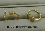 NGR1087 8mm faceted coin  labradorite gemstone rings wholesale