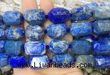 NLBS03 15 inches 13*18mm - 15*20mm faceted nuggets lapis lazuli beads