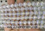 OPBS17 15 inches 8mm faceted round AB-color opalite beads wholesale