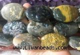 OVBS32 15 inches 30*45mm oval ocean jasper gemstone beads wholesale
