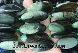 OVBS46 15 inches 20*40mm oval Agate gemstone beads wholesale
