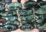 OVBS75 15 inches 20*40mm oval kambaba jasper gemstone beads wholesale