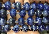 RBBS29 15 inches 13*18mm faceted rondelle sodalite gemstone beads