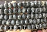 RBBS39 15 inches 12*16mm faceted rondelle black labradorite beads wholesale