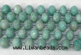 RBBS43 15 inches 13*18mm faceted rondelle amazonite beads wholesale