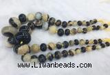 RBBS50 15 inches 8*12mm - 20*30mm rondelle agate beads wholesale