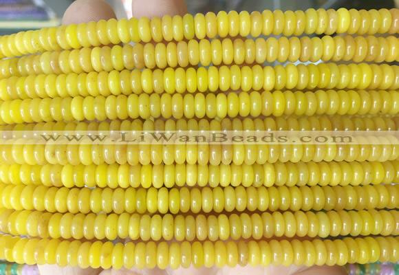 RBBS67 15 inches 2*6mm rondelle candy jade gemstone beads wholesale