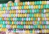 RBBS86 15 inches 5*8mm rondelle candy jade gemstone beads wholesale