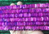 RBBS90 15 inches 4*10mm rondelle candy jade gemstone beads wholesale