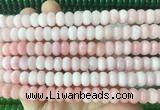 RBBS93 15 inches 6*10mm rondelle candy jade gemstone beads wholesale
