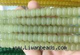 RBBS98 15 inches 6*10mm rondelle candy jade gemstone beads wholesale