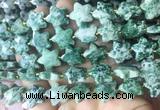 RGBS65 15 inches 14mm faceted star Qinghai jade beads wholesale