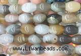 RIBS106 15 inches 13*18mm rice agate gemstone beads wholesale