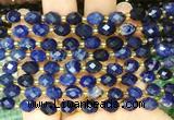 RIBS49 15 inches 6*8mm faceted rice sodalite gemstone beads wholesale